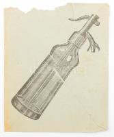 - 
1930 Bp., Kont Oszkár Szikvízgépgyár és Szifonfejöntöde stb. üzemének fejléces és szivizes palac...