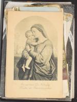 cca 1910-1980 Vegyes szentkép tétel, kb. 90 db. Benne Sík Sándor (1889-1963) piarista rendfőnök, író...