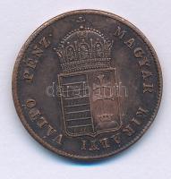 1848. 1kr Cu T:XF patina Adamo B1