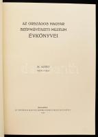 Az Országos Magyar Szépművészeti Múzeum évkönyvei IX. köt. (1937-1939.) Bp., 1940., Országos Magyar ...
