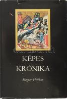 Képes Krónika. A magyarok régi és legújabb tetteiről, eredetükről és növekedésükről, diadalaikról és bátorságukról (1358). Ford. Geréb László (1971). Bp., 1971, Magyar Helikon-Európa. 1971+1 p. Számozott (1504/1900) példány. Kiadói nylkötésben, kissé sérült gerinccel, kiadói kissé szakadt papír védőborítóval.