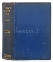 Charles Downer Hazen: Europe since 1815. New York,1923,Henry Holt, XX+1202 p.+15 (színes kétoldalas ...