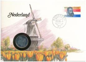 Hollandia 1983. 1G Ni felbélyegzett borítékban, bélyegzéssel T:AU  Netherlands 1983. 1 Gulden Ni in envelope with stamp, and cancellation C:AU