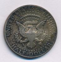Amerikai Egyesült Államok 1964D 1/2$ Ag "Kennedy" T:AU patina USA 1964D 1/2 Dollar Ag &quo...