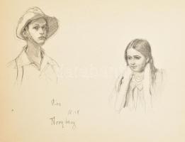 Ludwig Koch: Skizzen aus dem Kriegshofquartier. Wien,(1914),L. W. Seidel & Sohn, 4 p.+46 t. Néme...