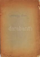 Ezeregy álom. Dadányi Éva rajzaival. I-II. rész. (egybekötve). Bp., é.n., szerzői. Utólagos papírborítóban, eredeti kötés nélkül, sérült gerinccel, utólagos papírborító elvált, ázásnyomokkal és sérült, rajzok (utólagosan?) kiszínezve, utolsó néhány lap szélén ázásnyommal.