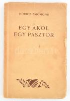 Móricz Zsigmond: Egy akol, egy pásztor. Elbeszélések. Bp., (1940?), Athenaeum. Kiadói papírkötés, kissé sérült borítóval, címlapon régi névbejegyzéssel.