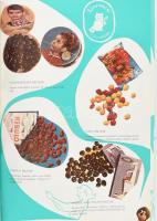 cca 1980 Magyar édesipar retro édességek képes katalógusa 42 oldalon a magyar édesipar termékeivel, ...