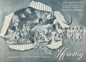 1943/44 Délibáb Filmgyártó és Kölcsönző Kft. képes reklám katalógusa az éved mozifilmjeivel, közte a...