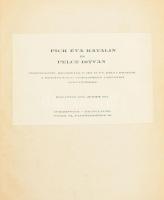 1938 Zsidó pár (Pick Éva és Pelz István) esküvőjére kapott dísztáviratok gyűjteménye. Kb 50 db egészvászon kötésbe kötve