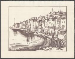 Vadász Endre (1901-1944): össz. 3 db grafika. Fametszet, papír, egyik jelzett. 20x24 cm körüli méret...