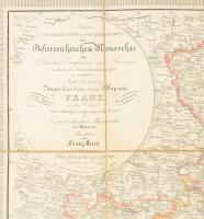 [Az Osztrák Birodalom posta- és úthálózati térképe] Neueste General- Post- und Strassen Karte der Oe...