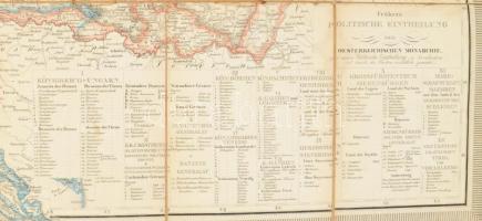 [Az Osztrák Birodalom posta- és úthálózati térképe] Neueste General- Post- und Strassen Karte der Oe...