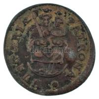 1704KB Rézpoltúra II. Rákóczi Ferenc Körmöcbánya (3,13g) T:XF,VF Hungary 1704KB Poltura Francis II Rákóczi Kremnitz / Kremnica (3,13g) C:XF,VF Huszár: 1549., Unger II.: 1139.a