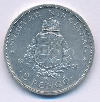 1936. 2P Ag "Liszt Ferenc" T:AU,XF patina Adamo P7.3