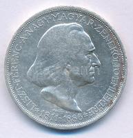 1936. 2P Ag "Liszt Ferenc" T:AU,XF patina Adamo P7.3