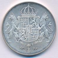 Svédország 1976. 50K Ag "XVI. Károly Gusztáv és Szilvia esküvője" T:AU kis patina 
Sweden...