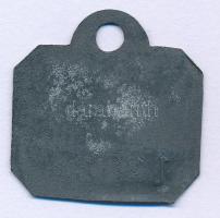 1929. "Borsod, Gömör és Kishont Vármegyék" ebadójegy / kutyabárca, "12029" sorsz...