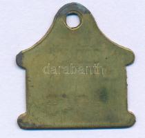 1927. "Borsod, Gömör és Kishont Vármegyék" bronz ebadójegy / kutyabárca, "4245" ...