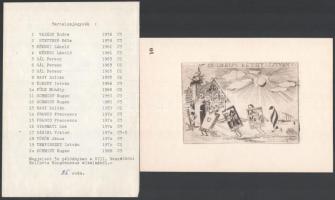 1970 Klf. alkotók (Vadász Endre, Stettner Béla, Kékesi László, stb.): Ex Libris Réthy István. A XIII...