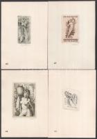 1970 Klf. alkotók (Vadász Endre, Stettner Béla, Kékesi László, stb.): Ex Libris Réthy István. A XIII...