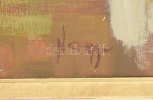 Nagy jelzéssel: Csendélet. Olaj, vászon, keretben. 80x50 cm