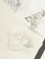 Ligeti Miklós (1982) 18 db grafika. vegyes technika, papír vegyesen jelzett és jelzés nélkül 50x70 c...