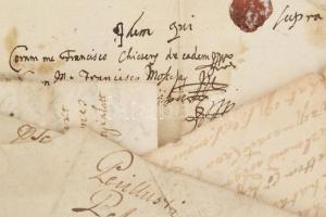 cca 1616-1666 8 db magyar levél, kötelezvény, nagyrészt magyar nyelven Lipcsey Gergely, Istvándi köz...