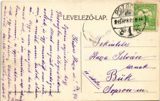 1915 Pozsony, Pressburg, Bratislava; Városi vigadó, kisvasút, városi vasút, vonat. Kaufmann kiadása ...