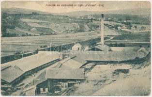 Balázsfalva, Blasendorf, Blaj; Fabrica de caramida si tigla "Vulcan" / Vulcan tégla- és cserépgyár / brick and tile factory (b)