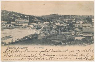 1903 Kolozs-sósfürdő, Kolozsfürdő, Baile Cojocna; Kolozs látképe / general view (fl)