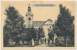 Torda, Turda; Újtordai református templom. Füssy József kiadása / Calvinist church (fl)