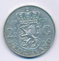 Hollandia 1962. 2 1/2G Ag "Julianna" T:AU patina, kis ph
Netherlands 1962. 2 1/2 Gulden A...
