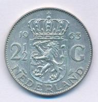 Hollandia 1963. 2 1/2G Ag "Julianna" T:XF patina, karc
Netherlands 1963. 2 1/2 Gulden Ag ...