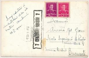 1944 Brassópojána, Polyána, Pojána, Schulerau, Poiana Brasov; téli sport, síelés / winter sport, ski...