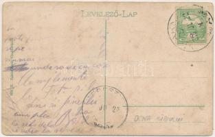 1912 Vízakna, Salzburg, Ocna Sibiului; "Mikor érkeztem - mikor elutaztam" humoros montázs ...