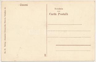 Csák, Csákova, Ciacova; Primaria si Monumentul Eroilor morti 1914-1918 / Gemeindehaus und Heldendenk...