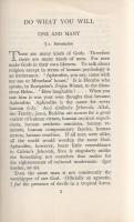Huxley, Aldous: 
Do What You Will. Essays.
London, (1931). Chatto and Windus (Printed by The Balla...