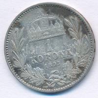 1895KB 1K Ag "Ferenc József" T:F patina
Adamo K5