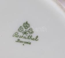 Rosenthal ékszeres tálka. Jelzett, kopással, 11x7,5 cm