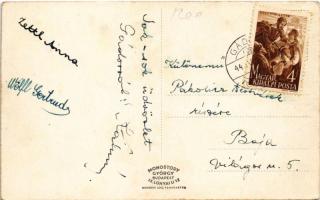 1944 Gádor, Gákova, Gakovo; Római katolikus templom, Fő utca, Kálvária, Kápolna (EK)