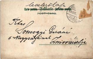 1899 (Vorläufer) Mikulás és Krampusz / Saint Nicholas and Krampus. Nicolo Serie von Rafael Neuber s:...