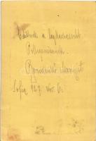 1927 Troupe Borodenko / Cirkuszi akrobaták hátoldalon Borodenko Margit írása 1927-ből, Sofia-ból / C...