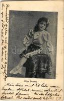 1905 Olga Dissely cirkuszi akrobata / Circus acrobat