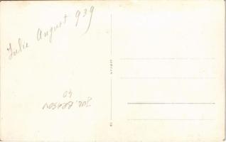 1939 Zajzon, Zaizon-fürdő, Zajzonfürdő, Baile Zizin; Pensiunea Tompa / penzió / hotel. photo