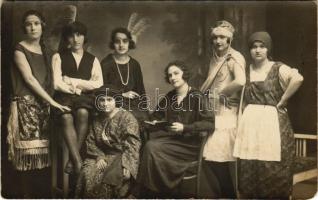 1925 Resicabánya, Resica, Resicza, Resita; műkedvelők, színházi előadás / amateurs theatre company. photo (EM)