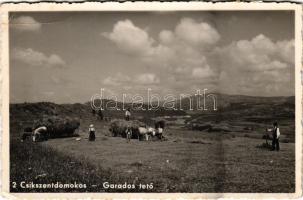 1942 Csíkszentdomokos, Sandominic; Garados tető, erdélyi folklór / Transylvanian folklore (EK)