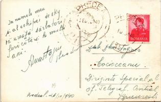 1940 Predeál, Predeal; Cabana skiorilor Diham / síelők menedékháza, téli sport / ski chalet, winter ...