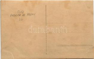 Kolozsvár, Cluj; La fabrica de postav / Postások / post office, postmen. photo (fl)