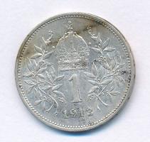 Ausztria 1913. 1K Ag "Ferenc József" T:XF patina Austria 1913. 1 Corona Ag "Franz Jos...